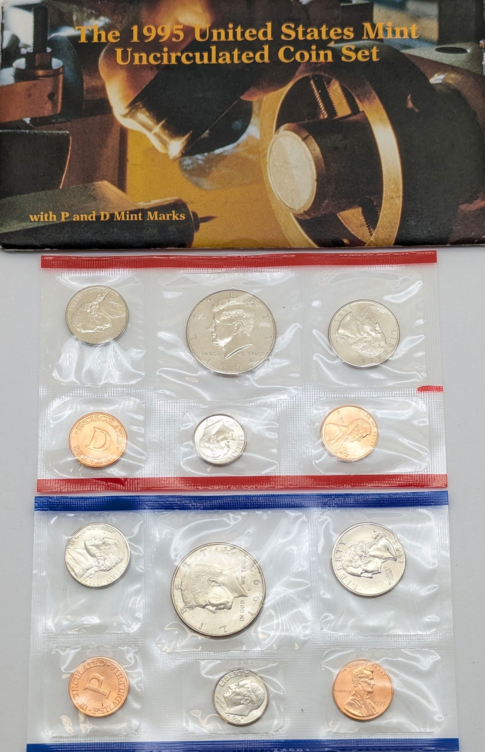 1995 US Mint Uncirculated Coin Set (1 of 2)