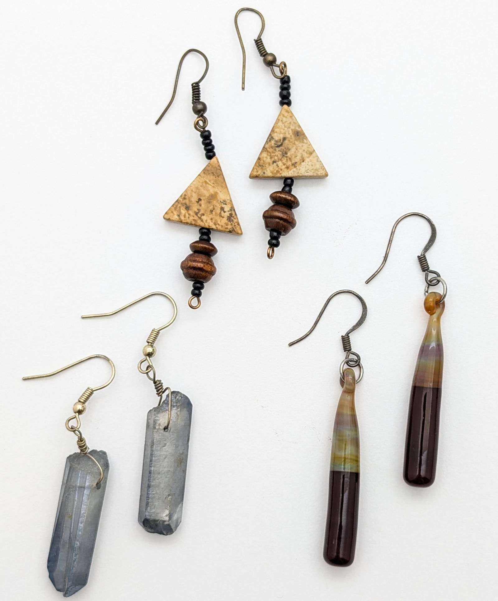 Lot of 3 Handmade Artisan Ladies Earrings (1 of 5)