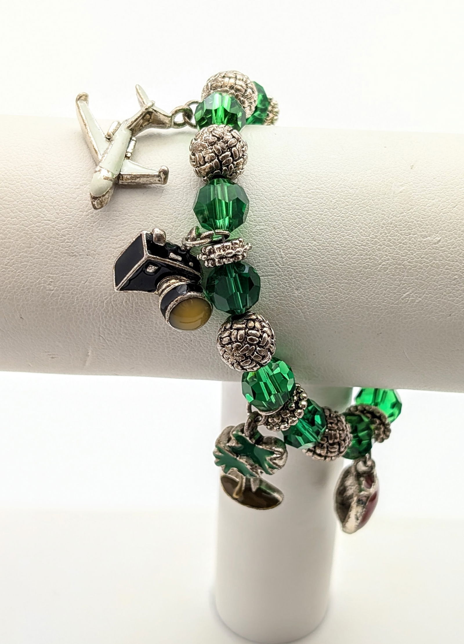 Silver Toned Ladies Charm Bracelet (1 of 5)