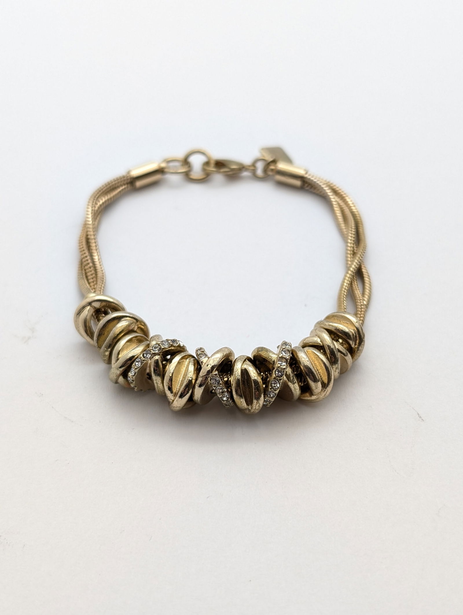 Gold Toned Banana Republic Ladies Bracelet (1 of 3)