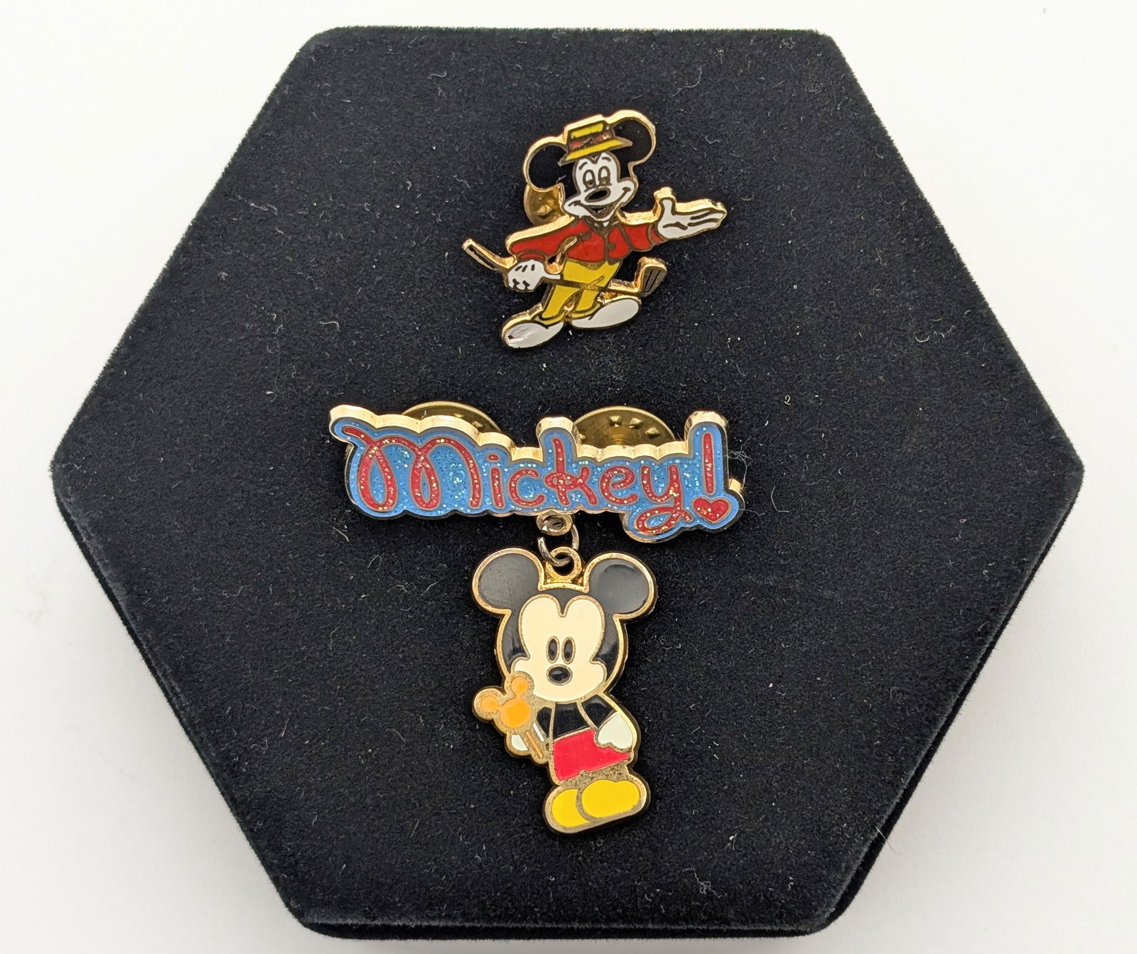 Lot of Two Vintage Disney Mickey Mouse Pins (1 of 7)
