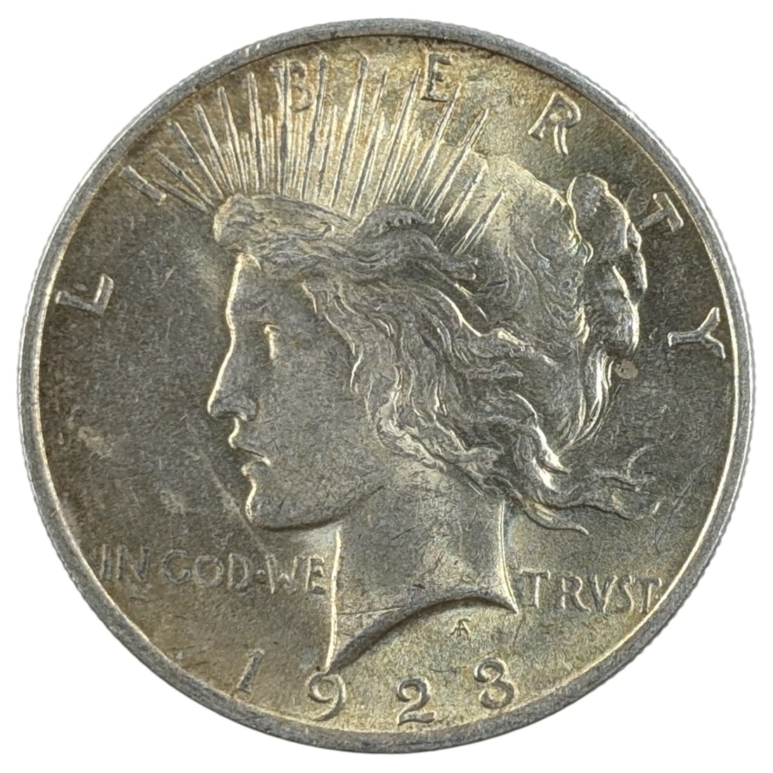 1923 Silver Peace Dollar - Toned (1 of 2)