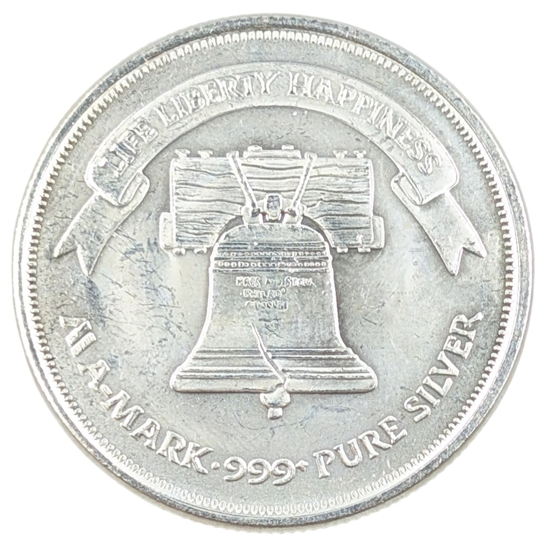 1 Ounce Fine .999 Silver Round - Liberty Bell (1 of 2)