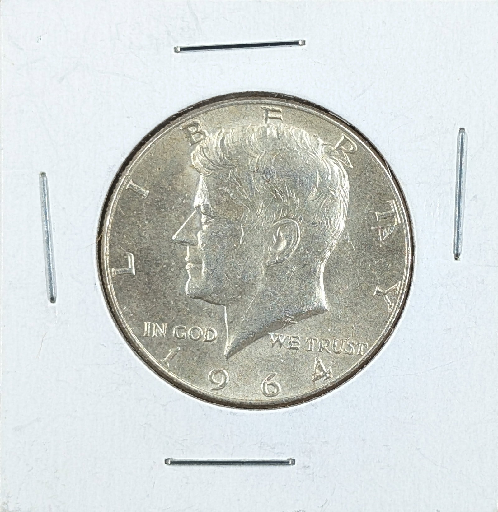 1964 Silver John F Kennedy Half Dollar: Silver