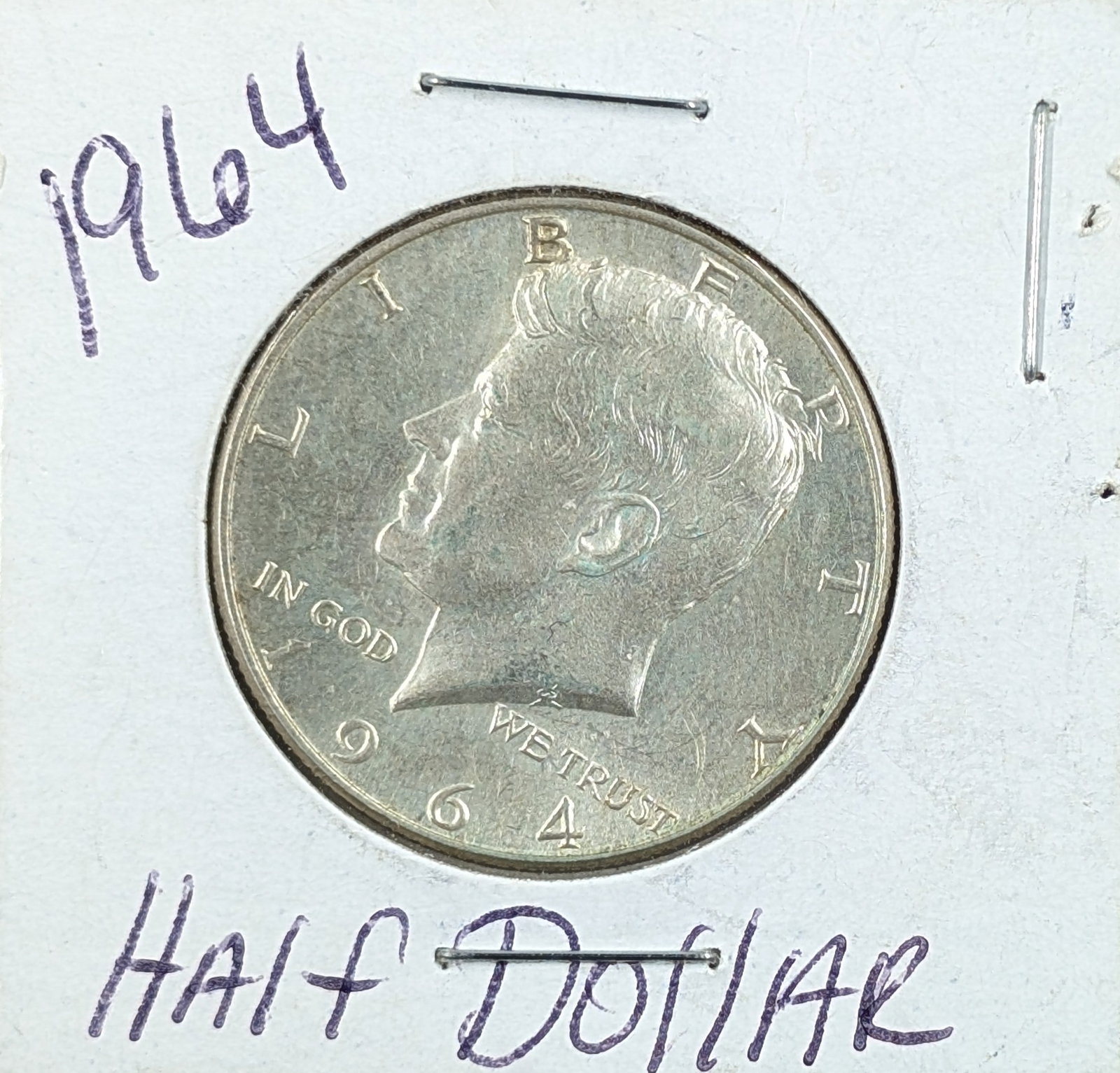 1964 Silver John F Kennedy Half Dollar: Silver