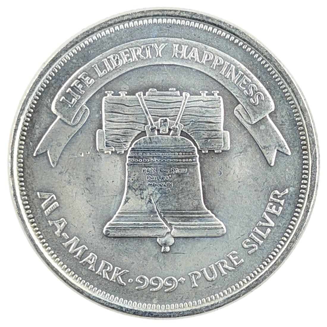 1 Ounce Fine .999 Silver Round - Liberty Bell (1 of 2)