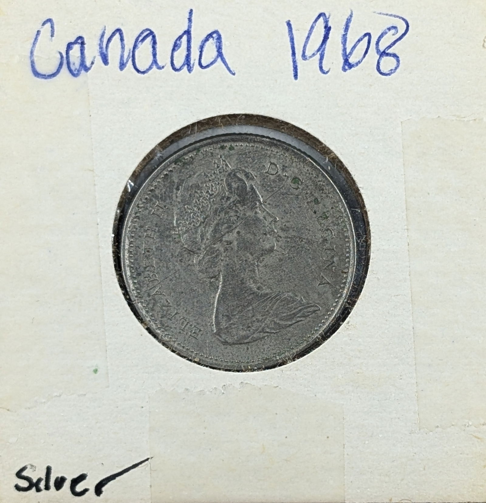 1968 Silver Canada 25 Cents (1 of 2)