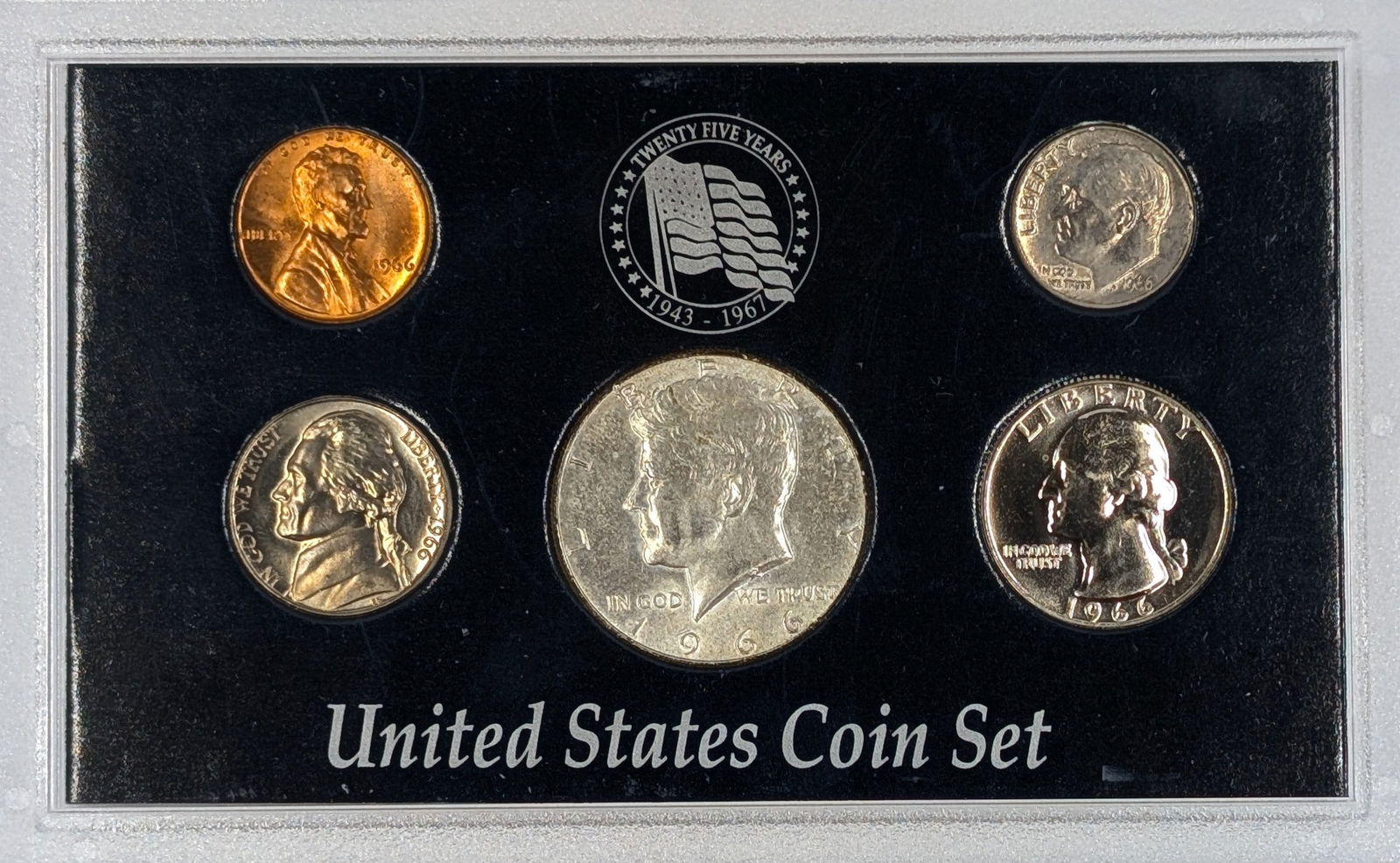 1966 US Mint Proof Set w/ Silver JFK (1 of 2)
