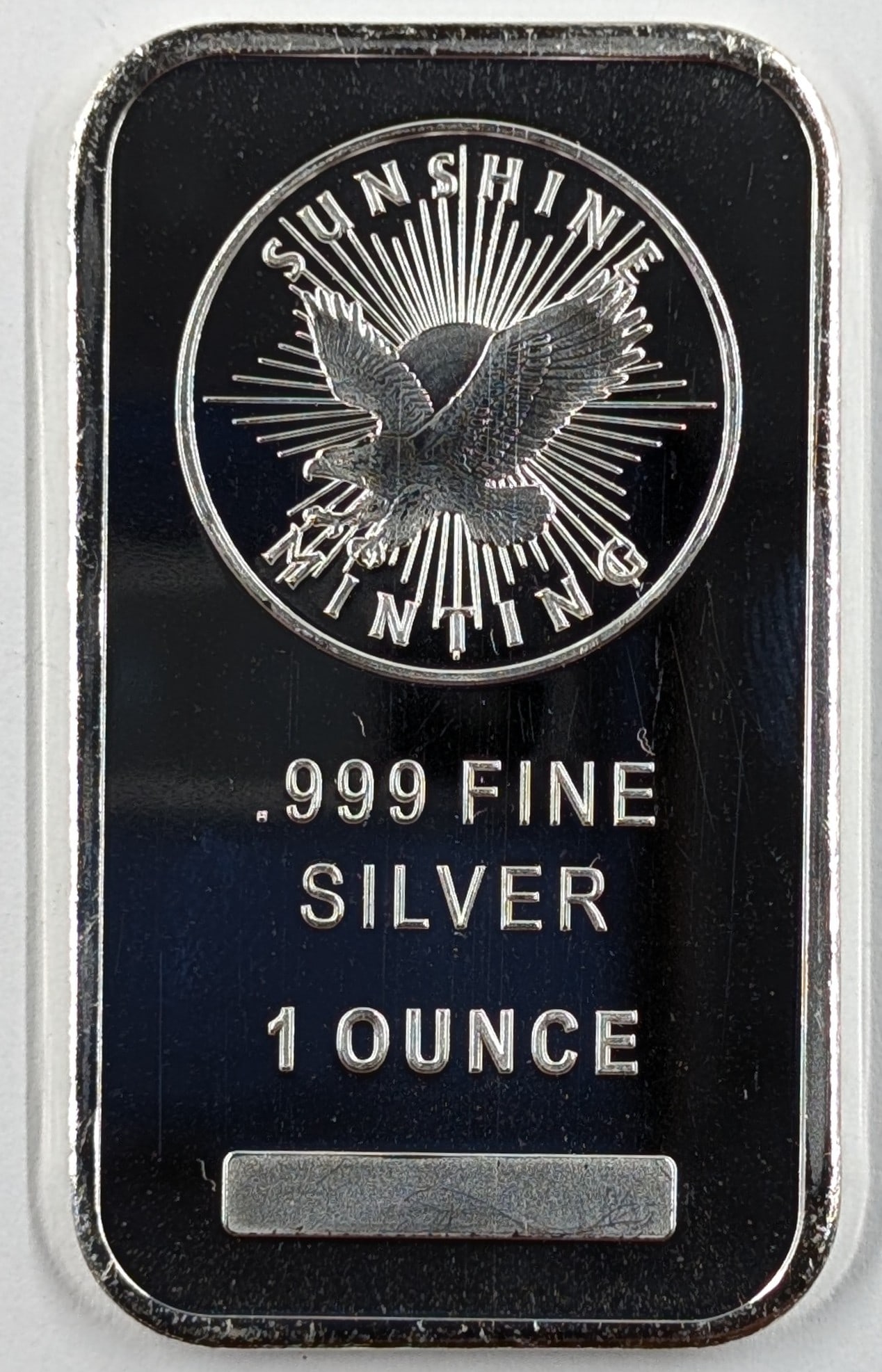 1 Ounce Fine .999 Silver Bar - Sunshine Minting (1 of 2)
