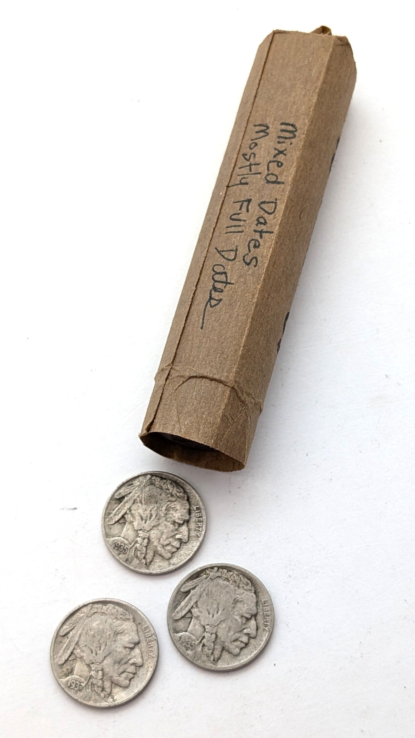 Roll of 40 Buffalo Head Nickels - Mixed Dates (1 of 3)