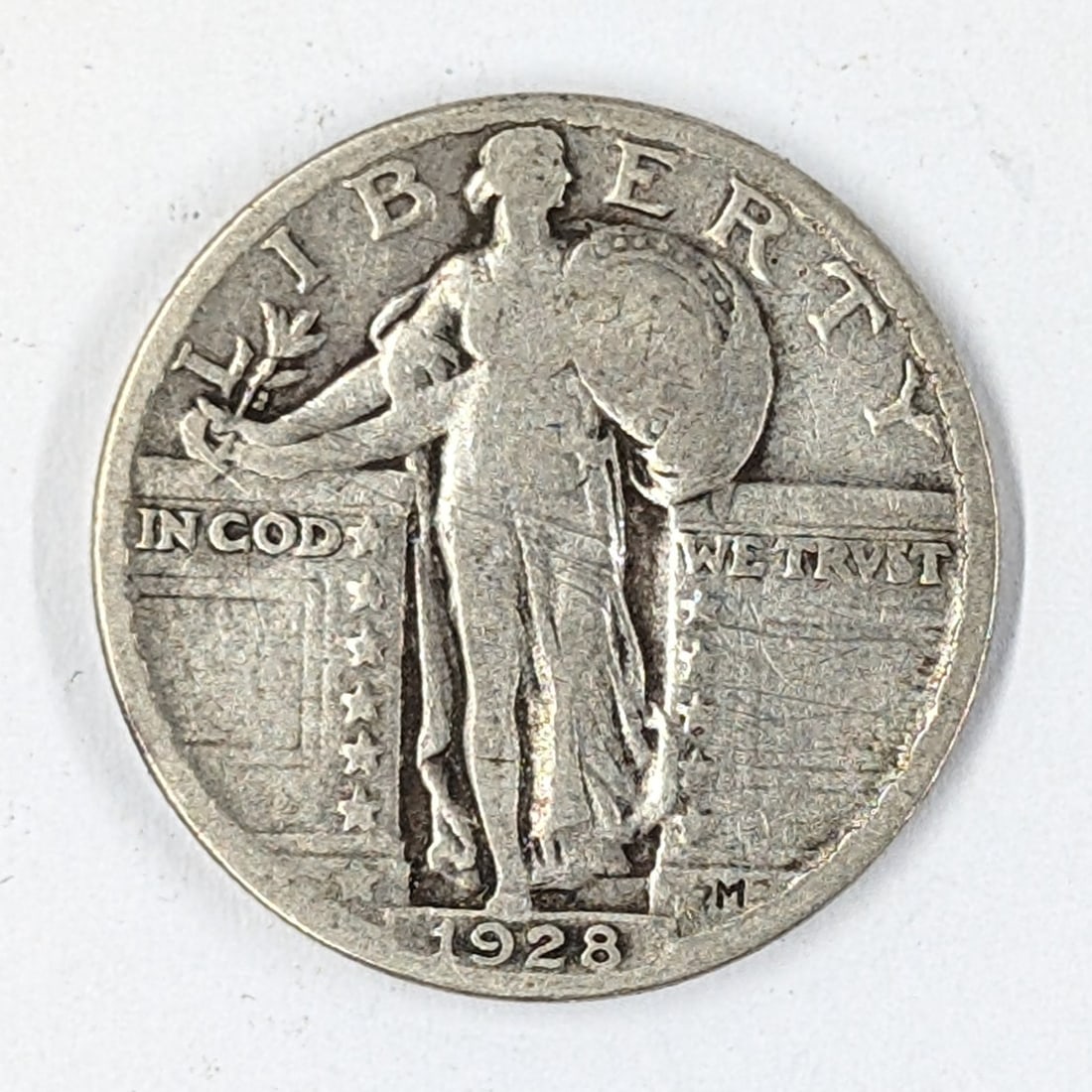 1928 Silver Standing Liberty Quarter: Silver