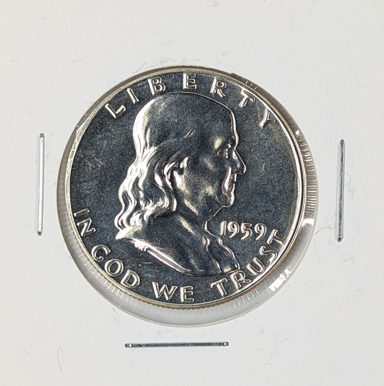 1959 Silver Franklin Half Dollar -PROOF (1 of 2)