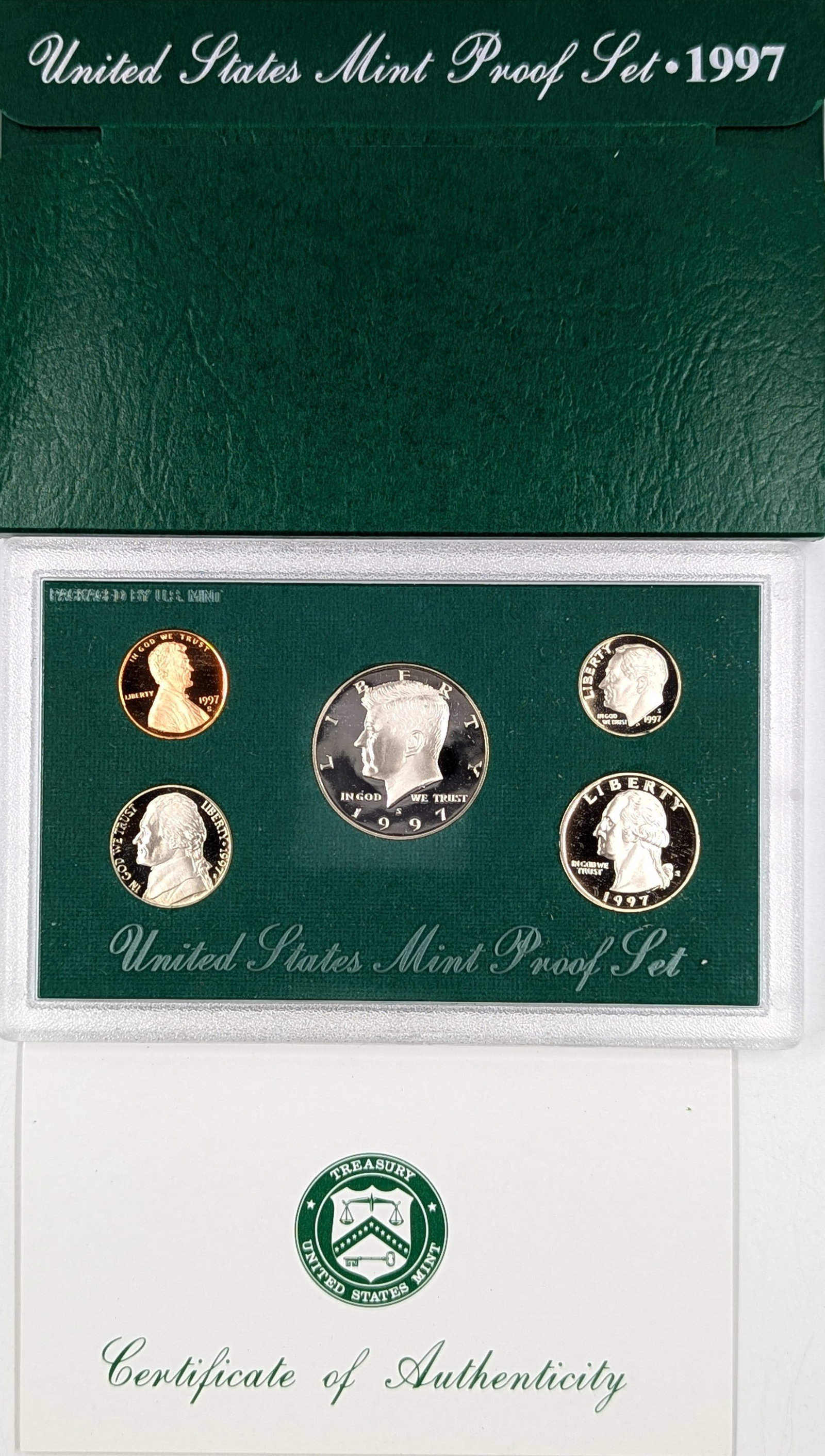 1997 US Mint Proof Set w/ COA (1 of 2)