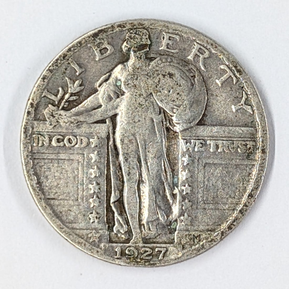 1927 Silver Washington Quarter (1 of 2)