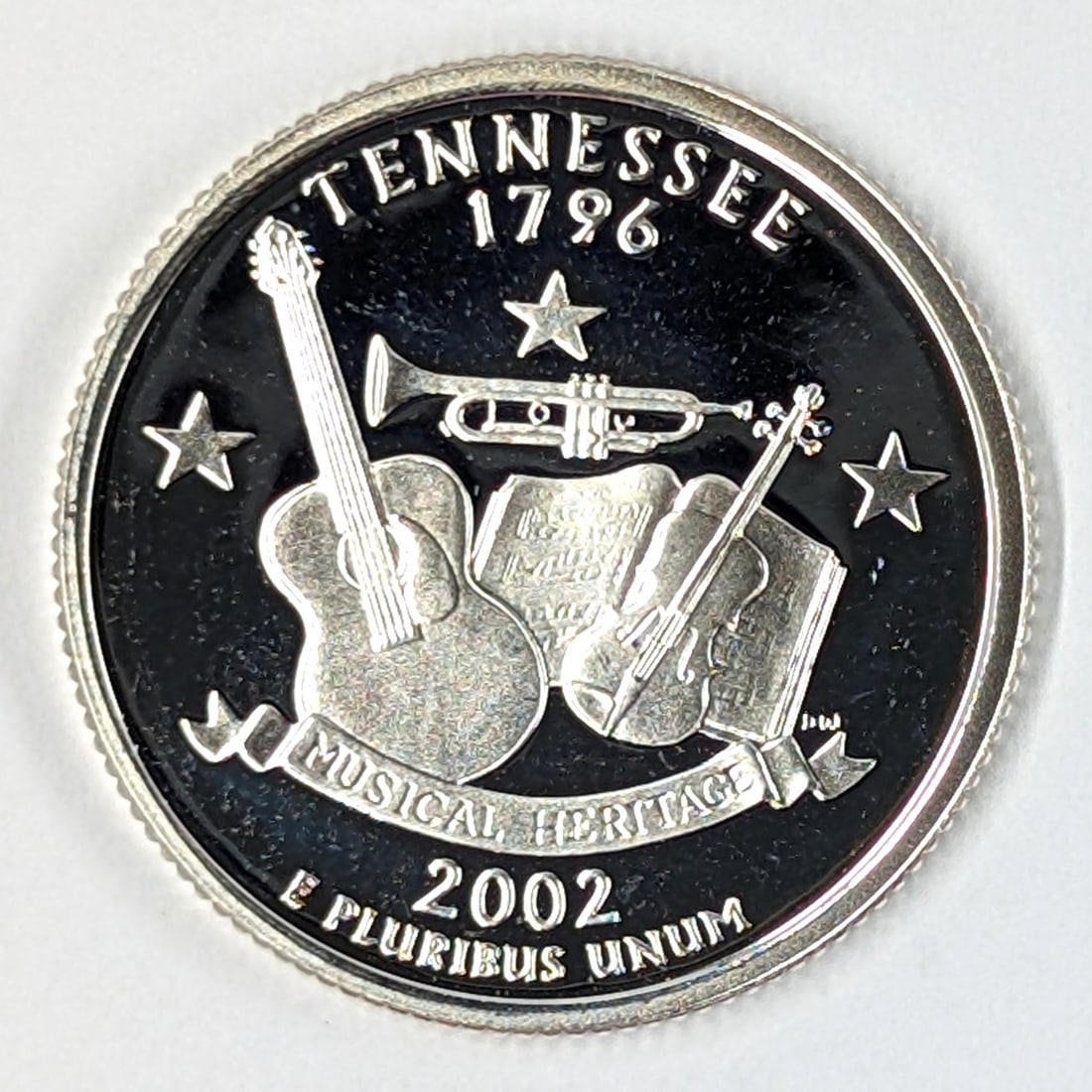 2002-S Silver Tennessee State Quarter - BU (1 of 2)