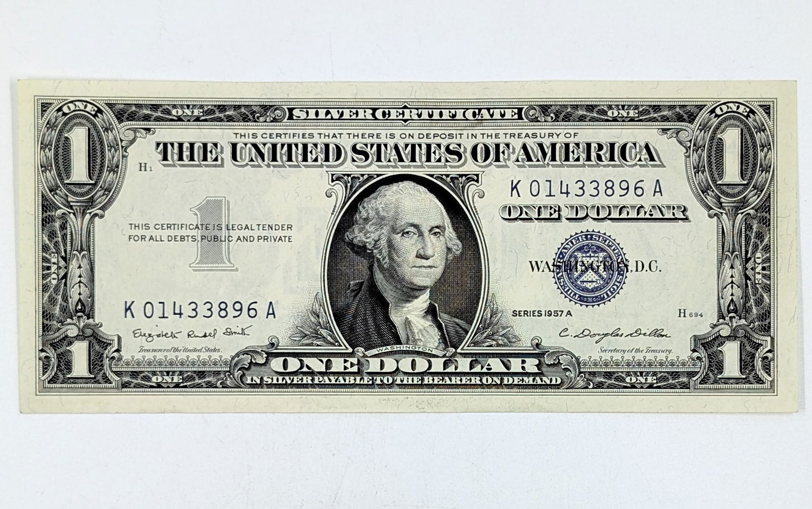 1957 A $1 Note - Silver Certificate- Great Condition (1 of 2)