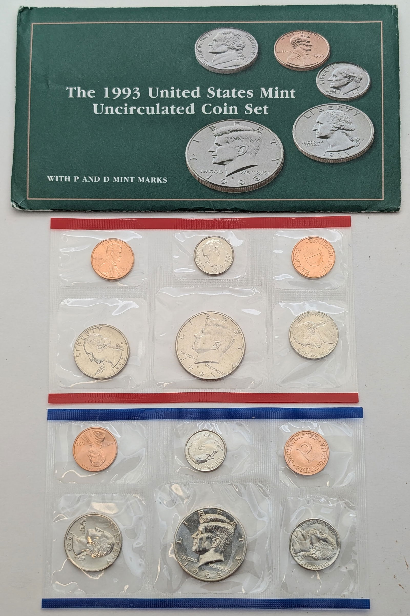 1993 US Mint Uncirulated Coin Set (1 of 2)