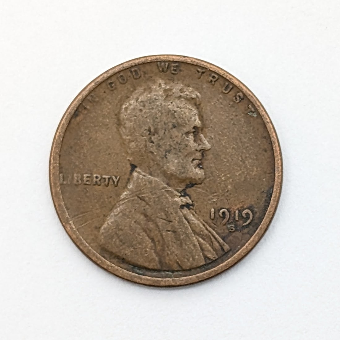 1919-S Wheat Cent: Coin