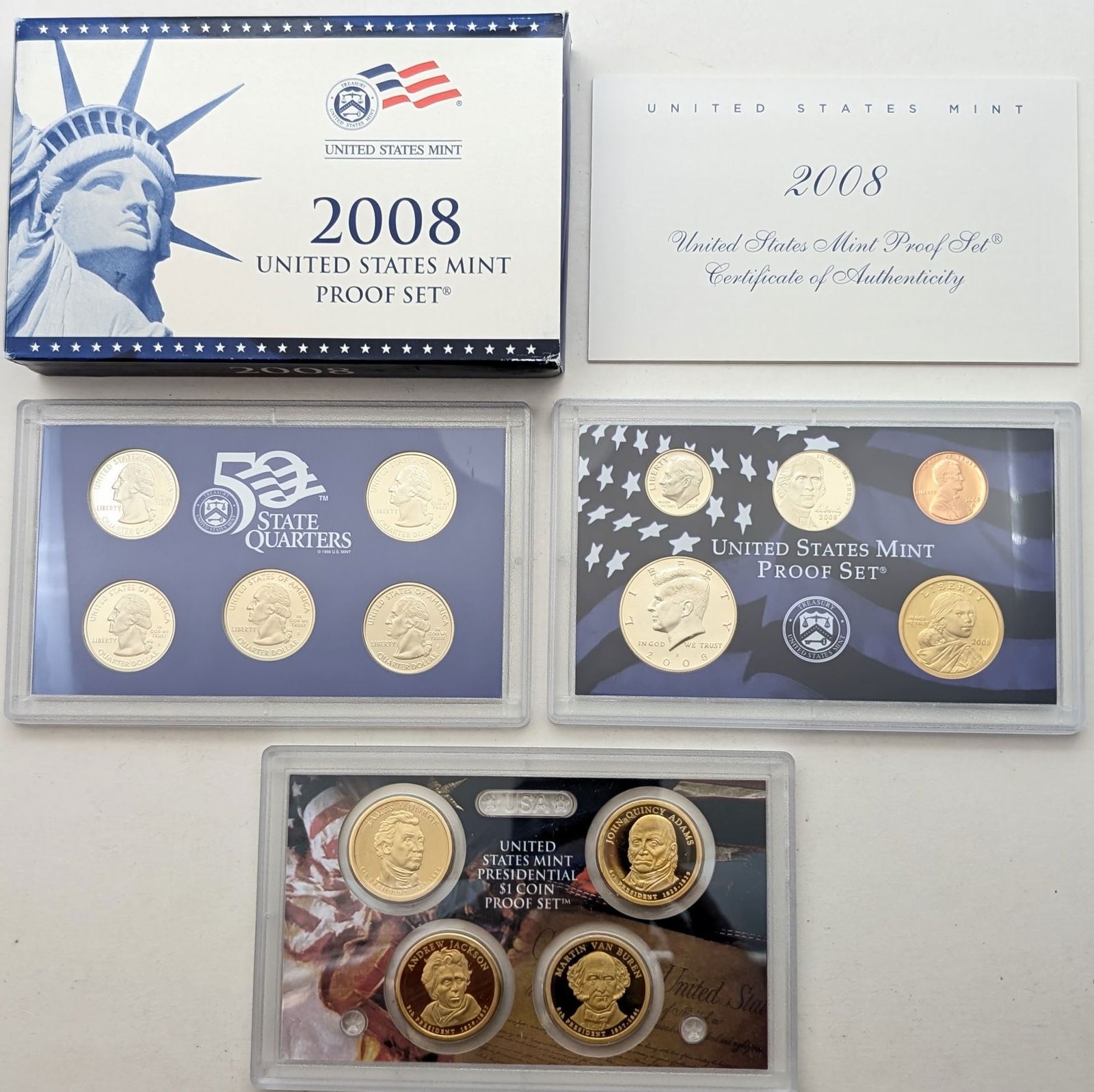 2008 US Mint Proof Set w/ COA (1 of 2)