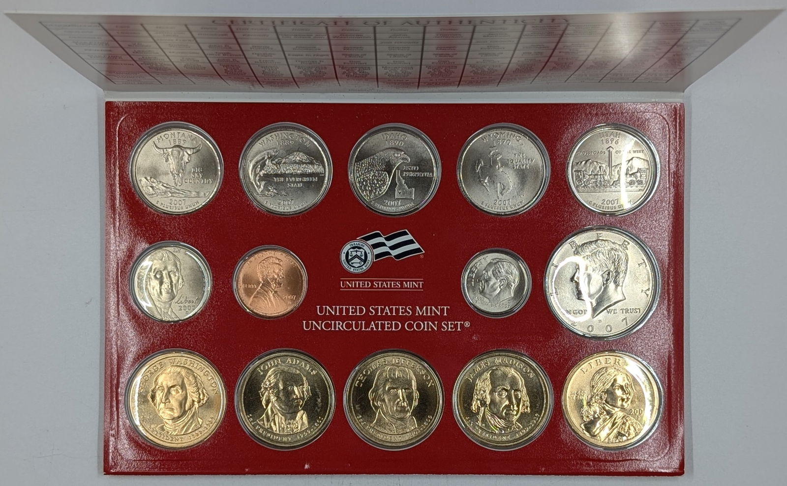 2007-D US Mint Uncirculated Coin Set (1 of 2)