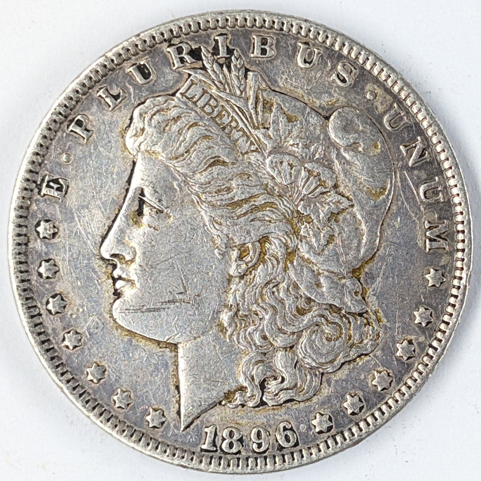 1896 Morgan Silver Dollar: Silver