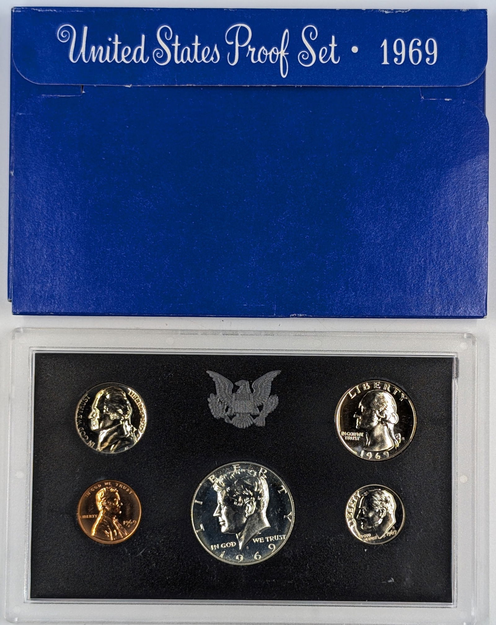 1969 US Mint Proof Set w/ Silver JFK (1 of 2)