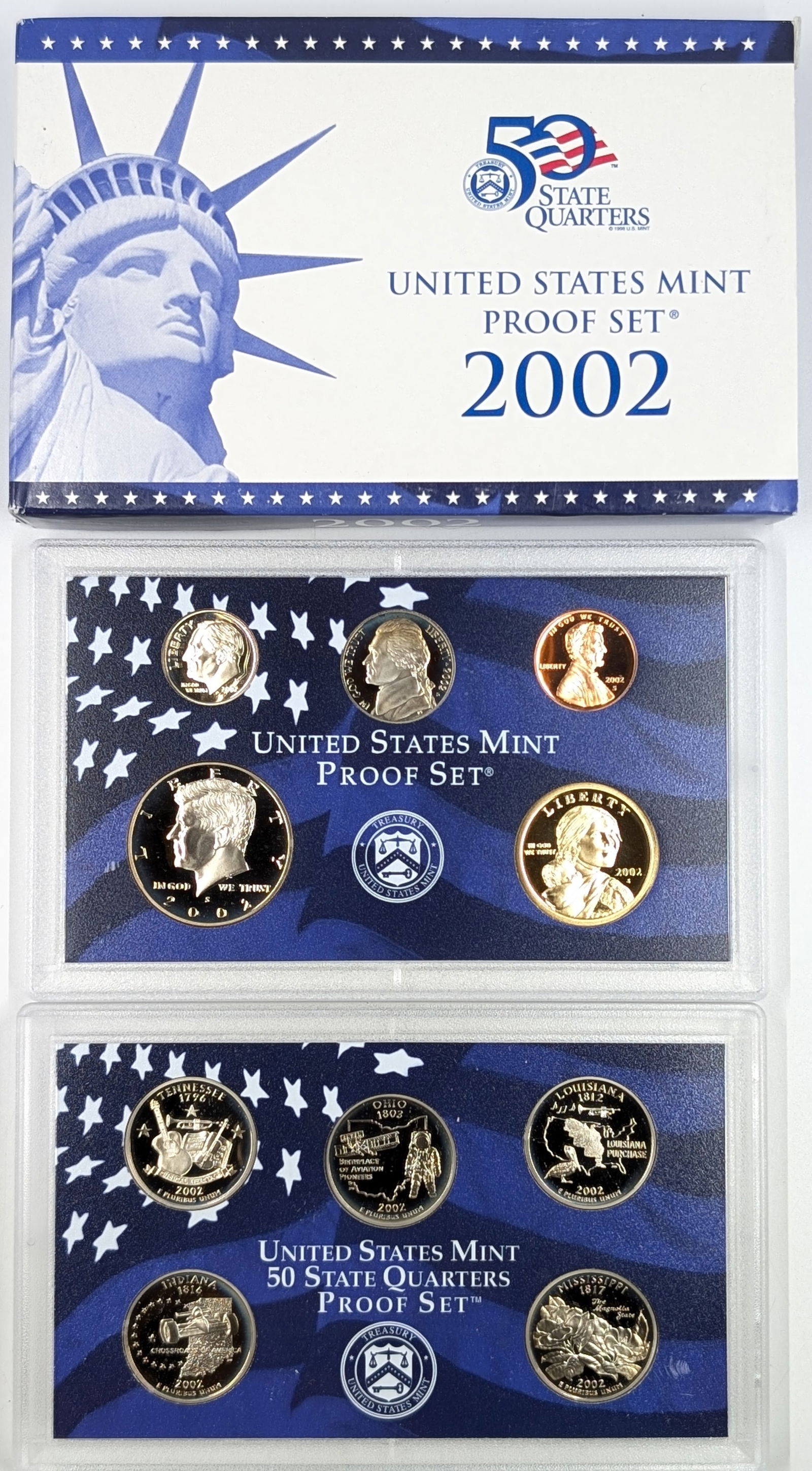 2002 US Mint Proof Set w/ COA (1 of 3)