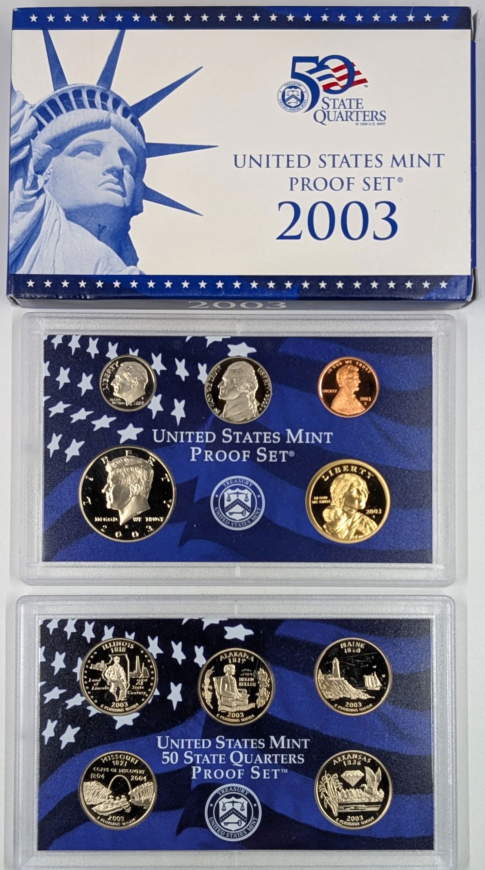 2003 US Mint Proof Set w/ COA (1 of 3)