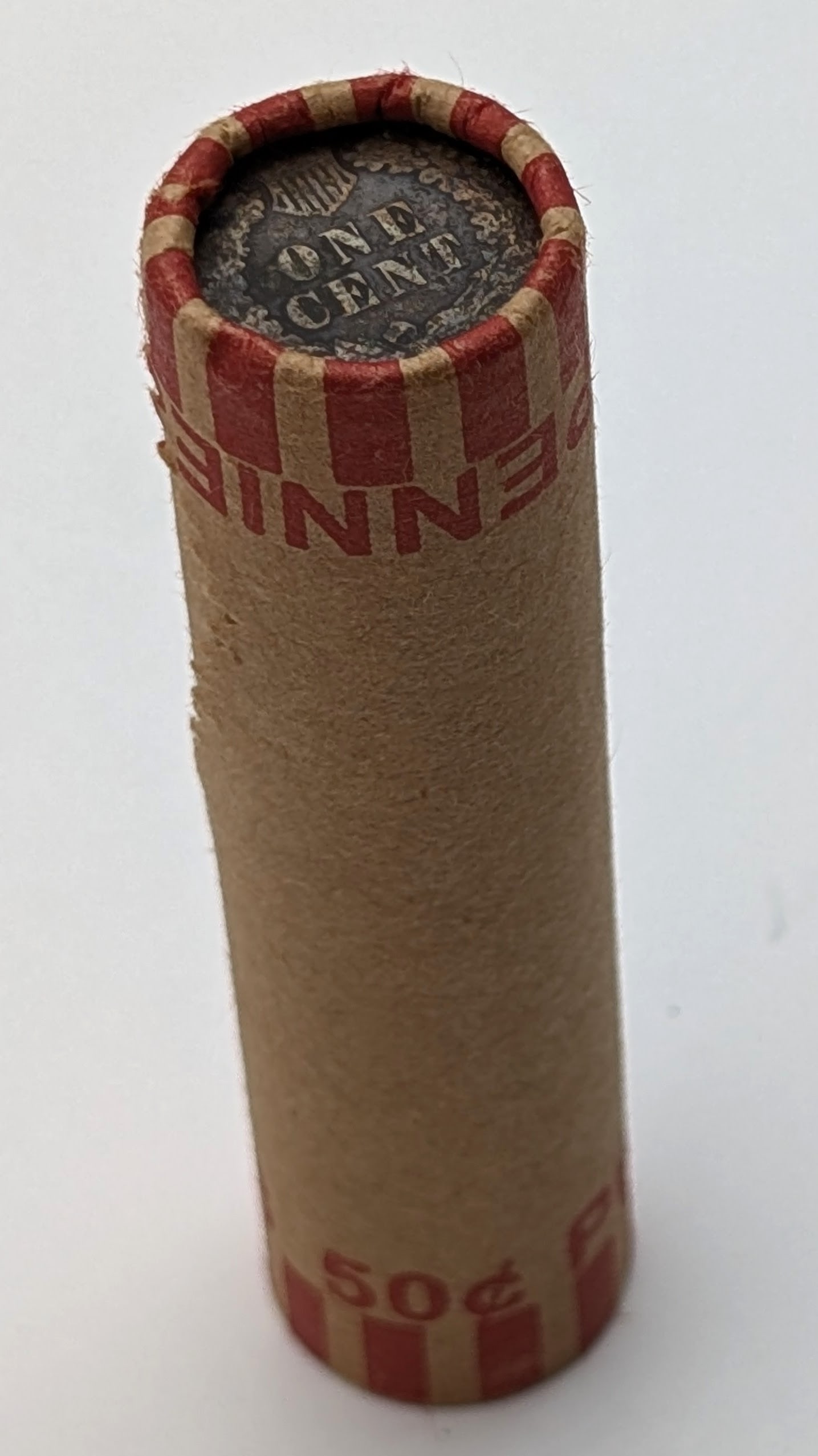 Roll of 50 Indian Head & Wheat Cents (1 of 4)