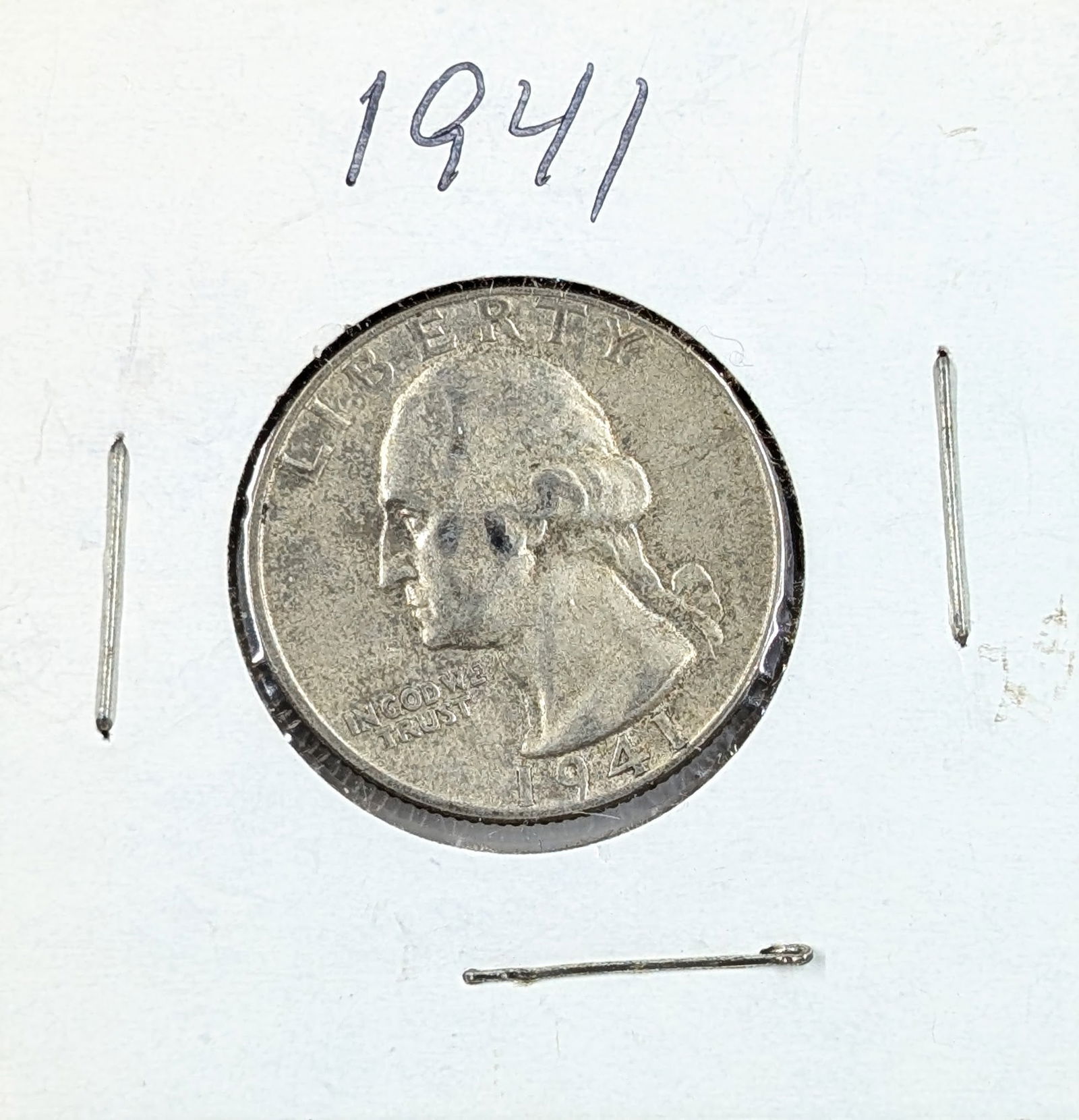 1941 Silver Washington Quarter (1 of 2)