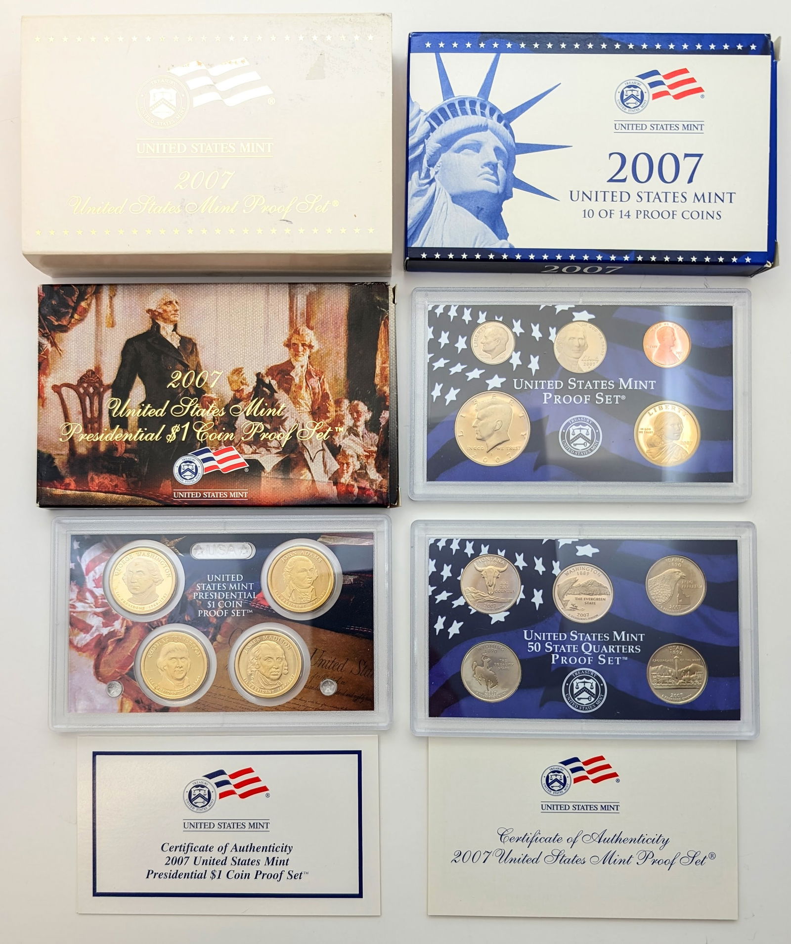 2007 US Mint Proof Set w/COA (1 of 2)