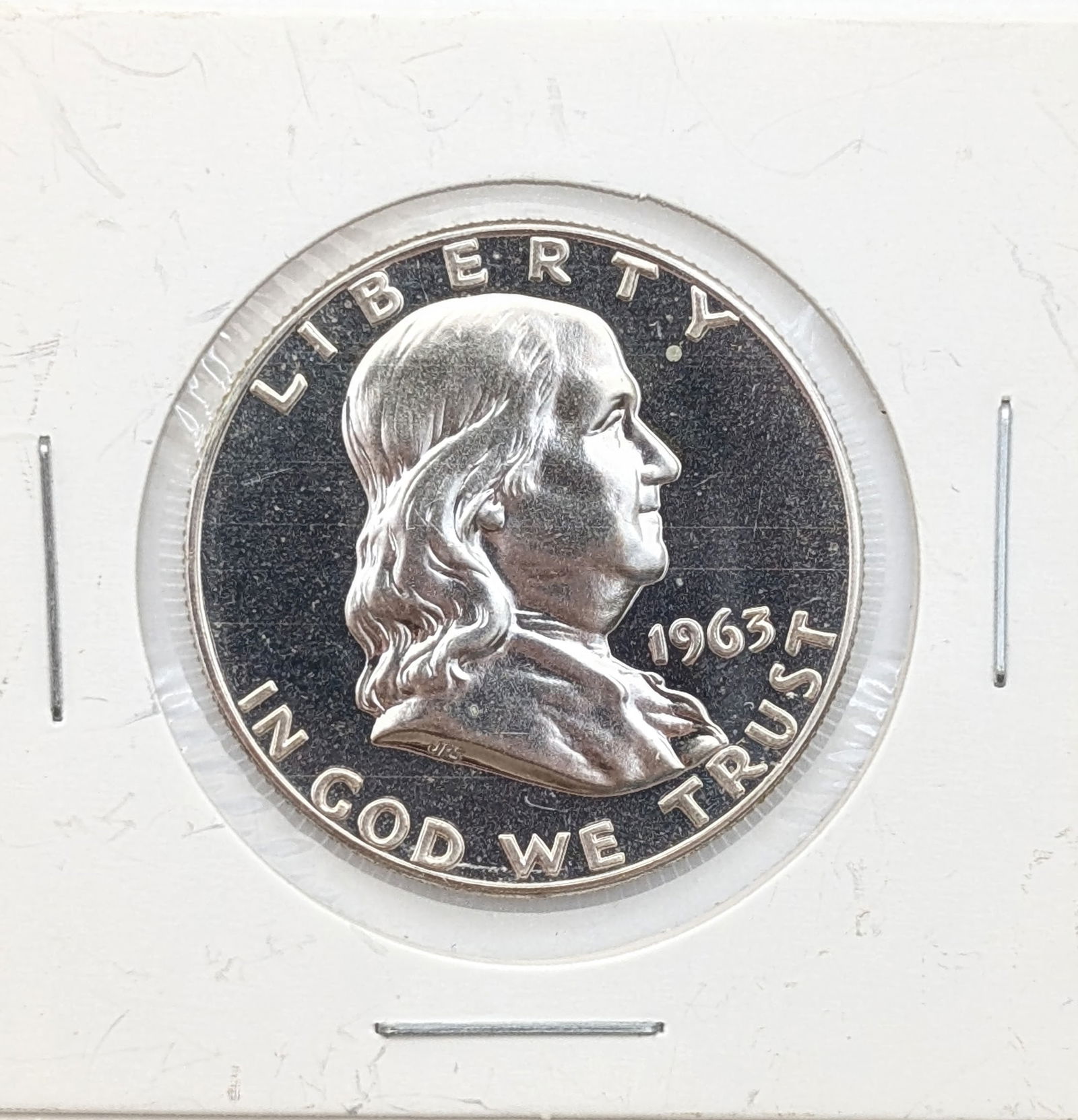 1963 Silver Franklin Half Dollar- Proof (1 of 2)