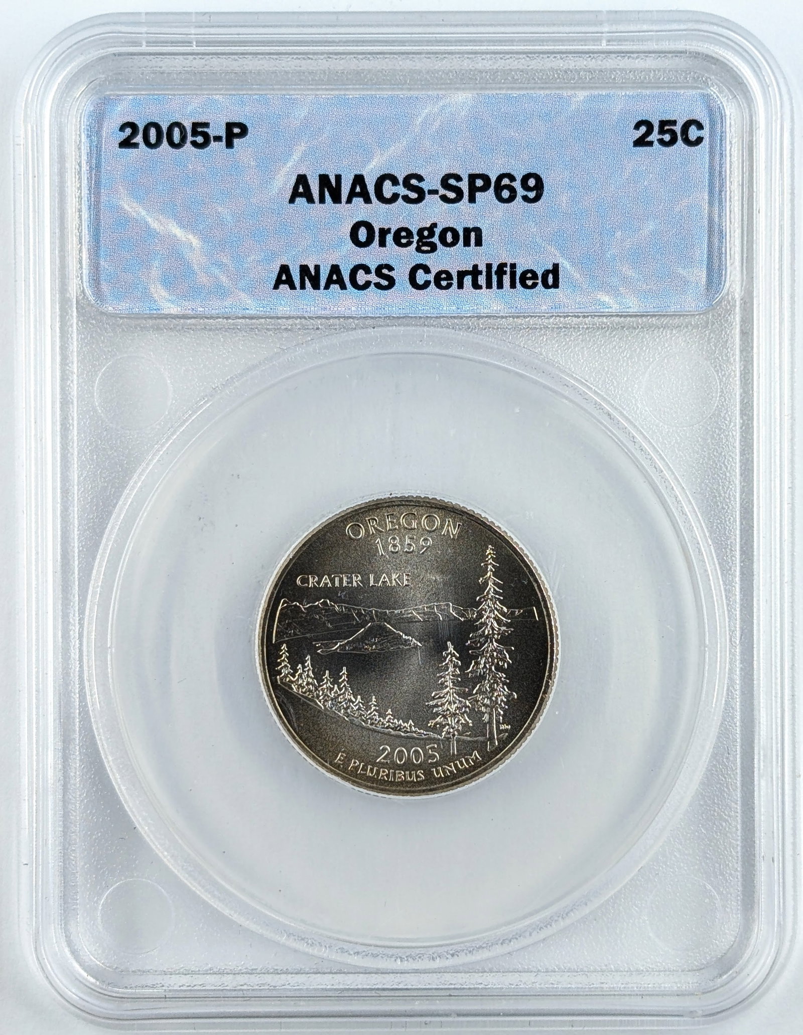 ANACS 2005-P SP69 Oregon State Quarter: _