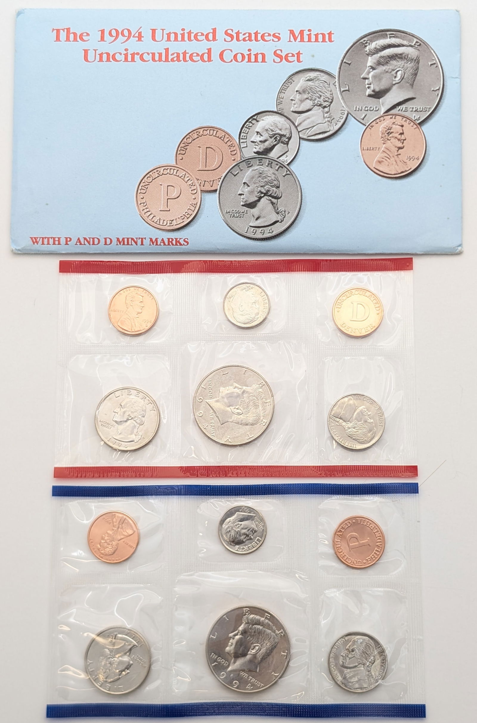 1994 US Mint Uncirculated Coin Set (1 of 2)