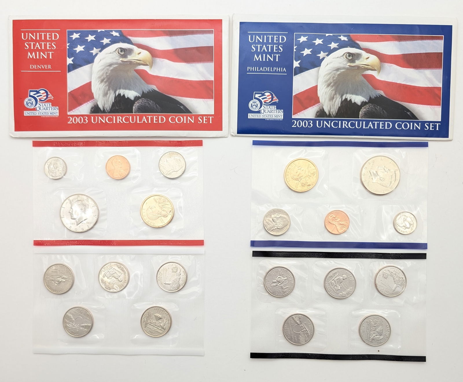 2003 US Mint Uncirculated Coin Set- Denver and Philadelphia (1 of 2)