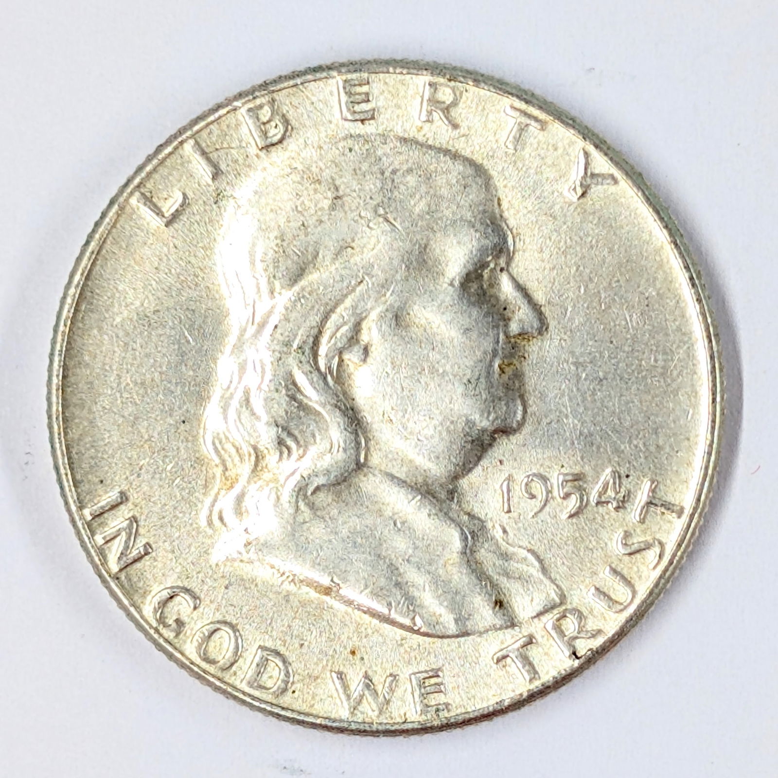 1954 Silver Franklin Half Dollar (1 of 2)
