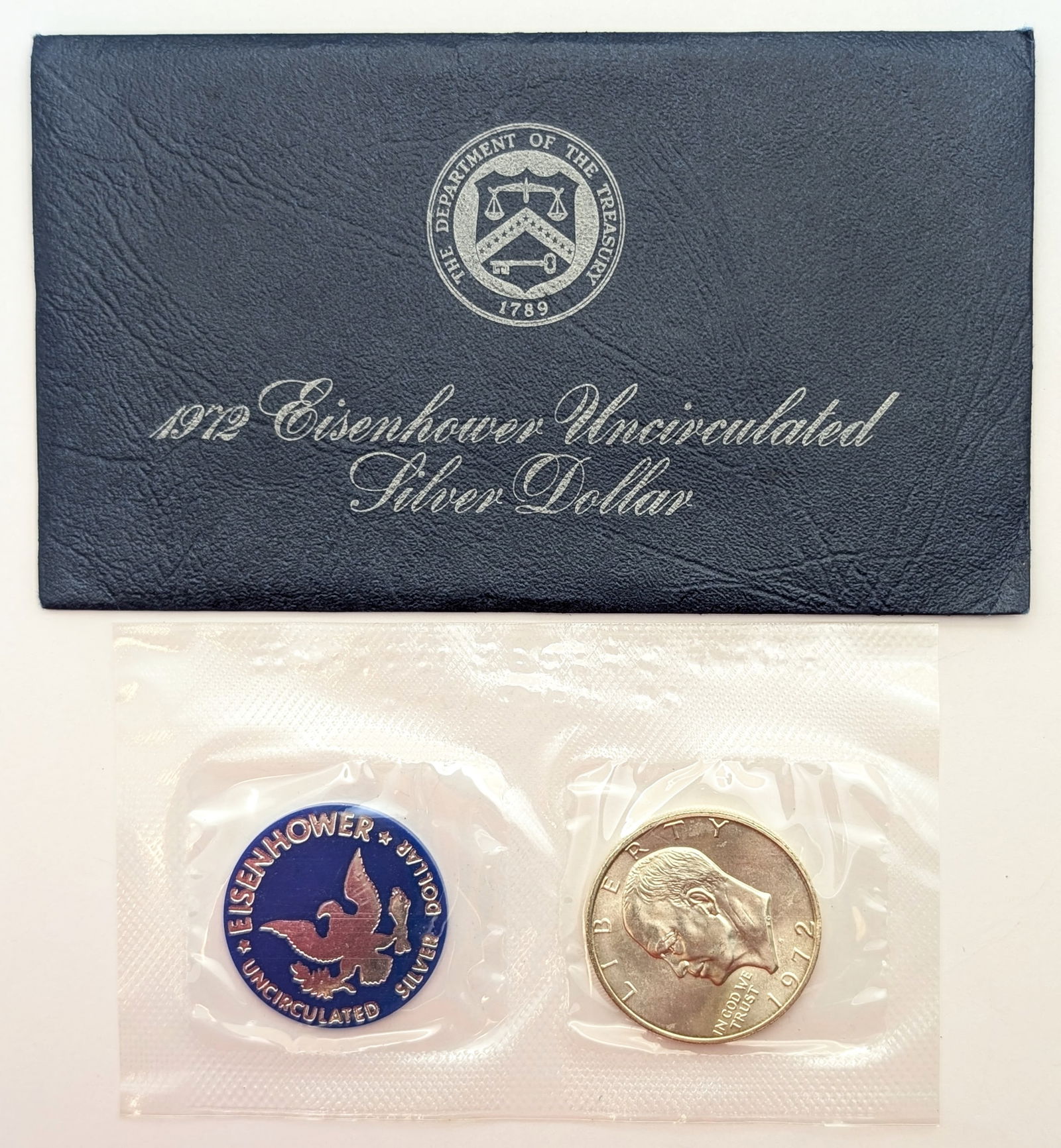 1972 Eisenhower " Ike" Uncirculated Silver Dollar (1 of 2)