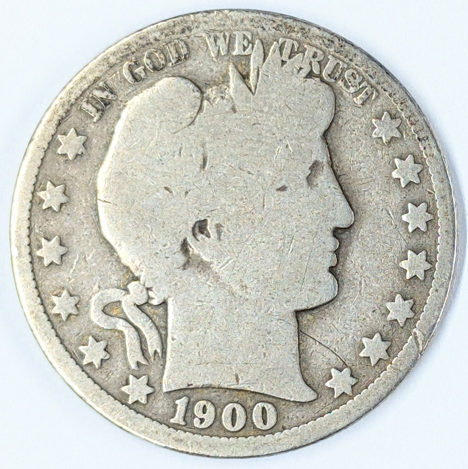 1900-O Silver Barber Half Dollar (1 of 2)