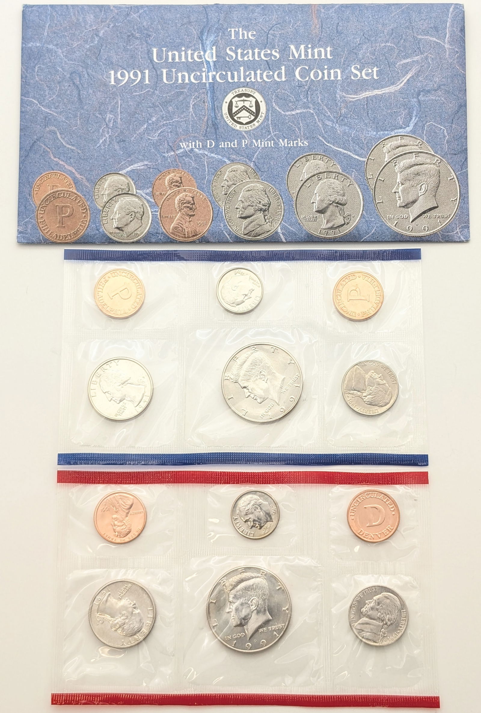 1991 US Mint Uncirculated Coin Set (1 of 2)
