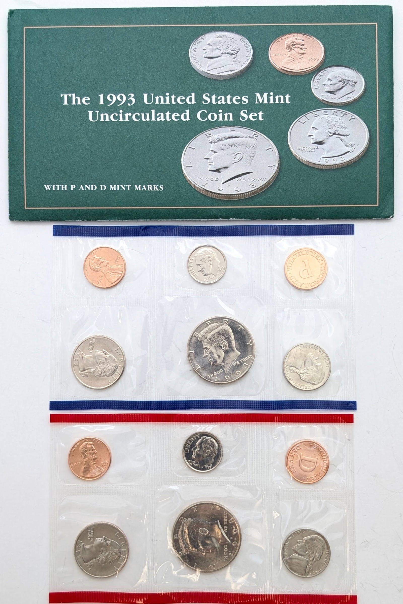 1993 US Mint Uncirculated Coin Set (1 of 2)