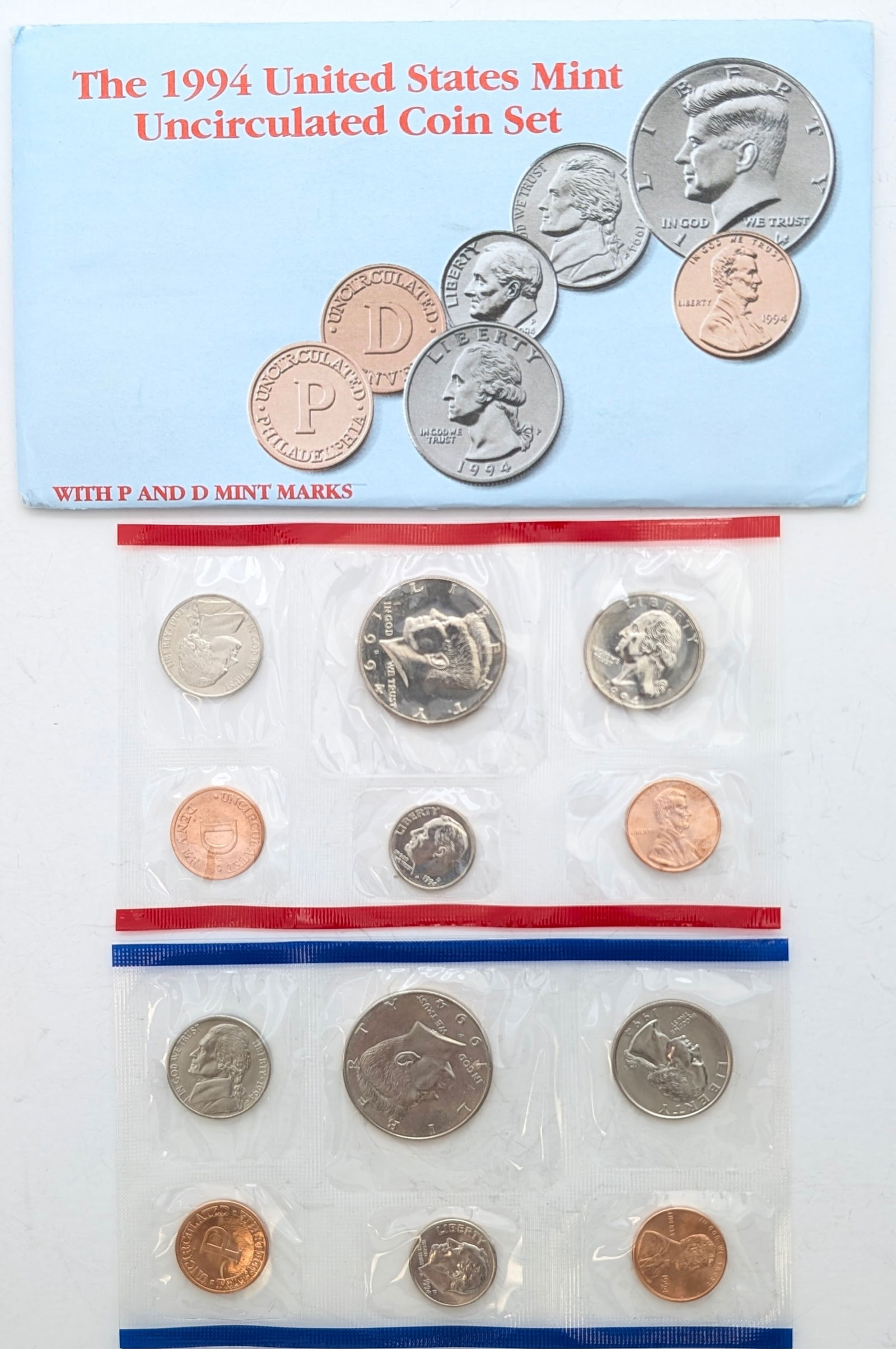 1994 US Mint Uncirculated Coin Set (1 of 2)