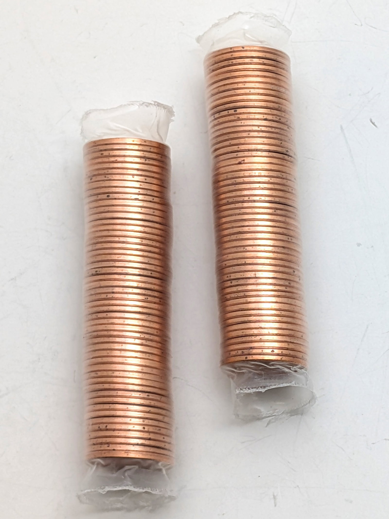 Lot of 2 Original Bank Rolls of 50 (each) 2011 Lincoln Shield Cents: Coin