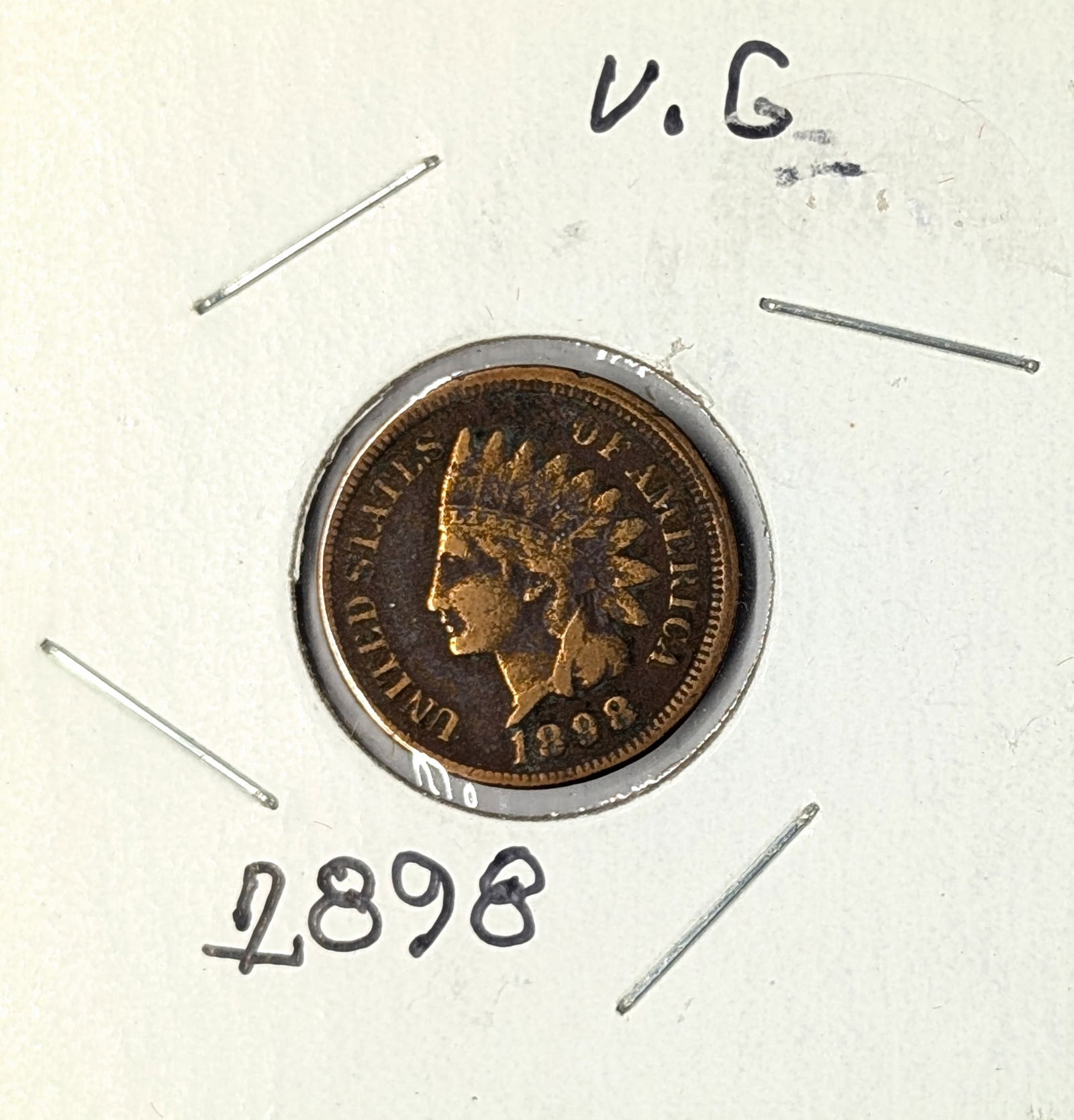 1898 Indian Head Cent - Full Liberty (1 of 2)