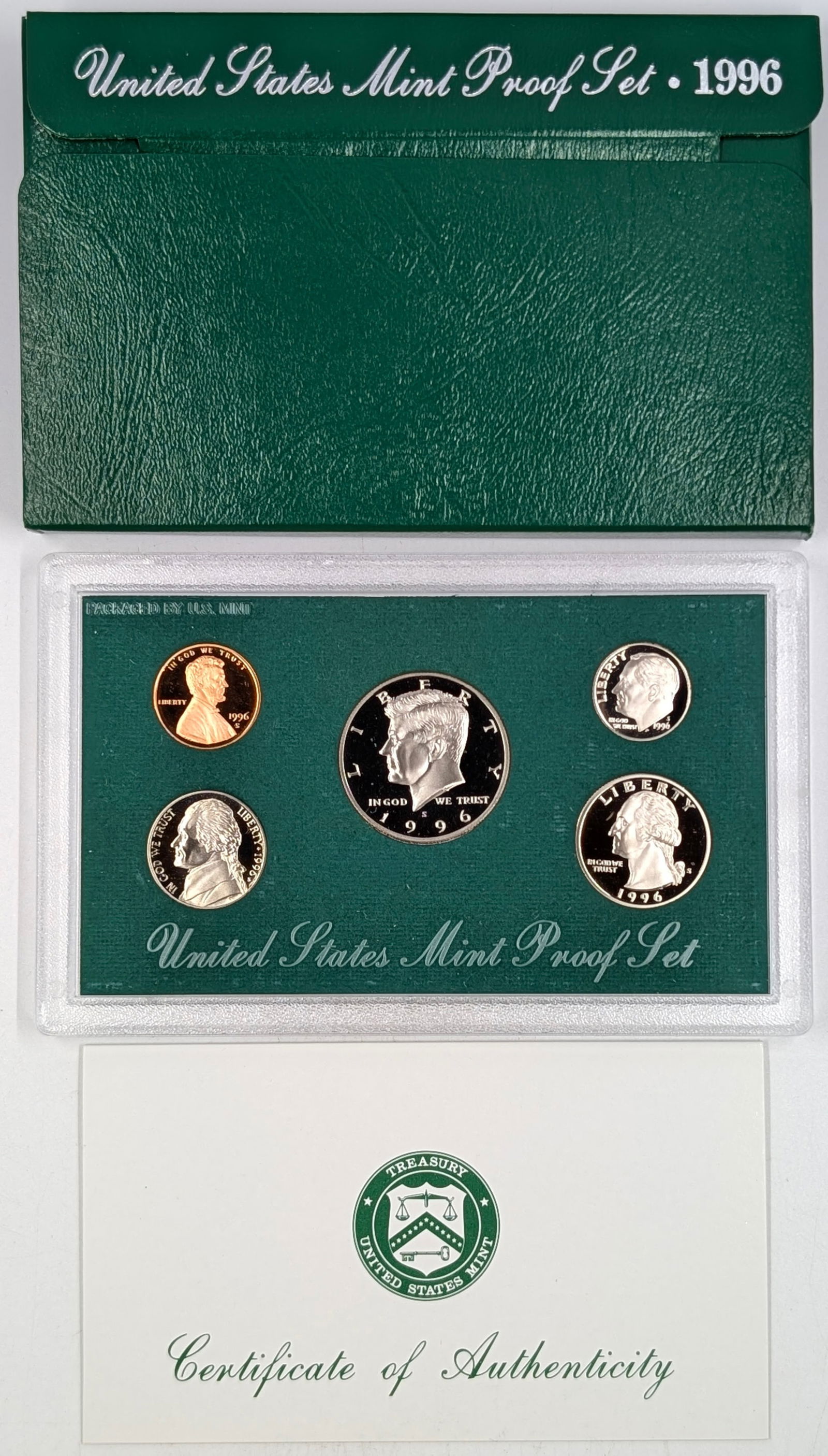 1996 US Mint Proof Set w/ COA (1 of 2)