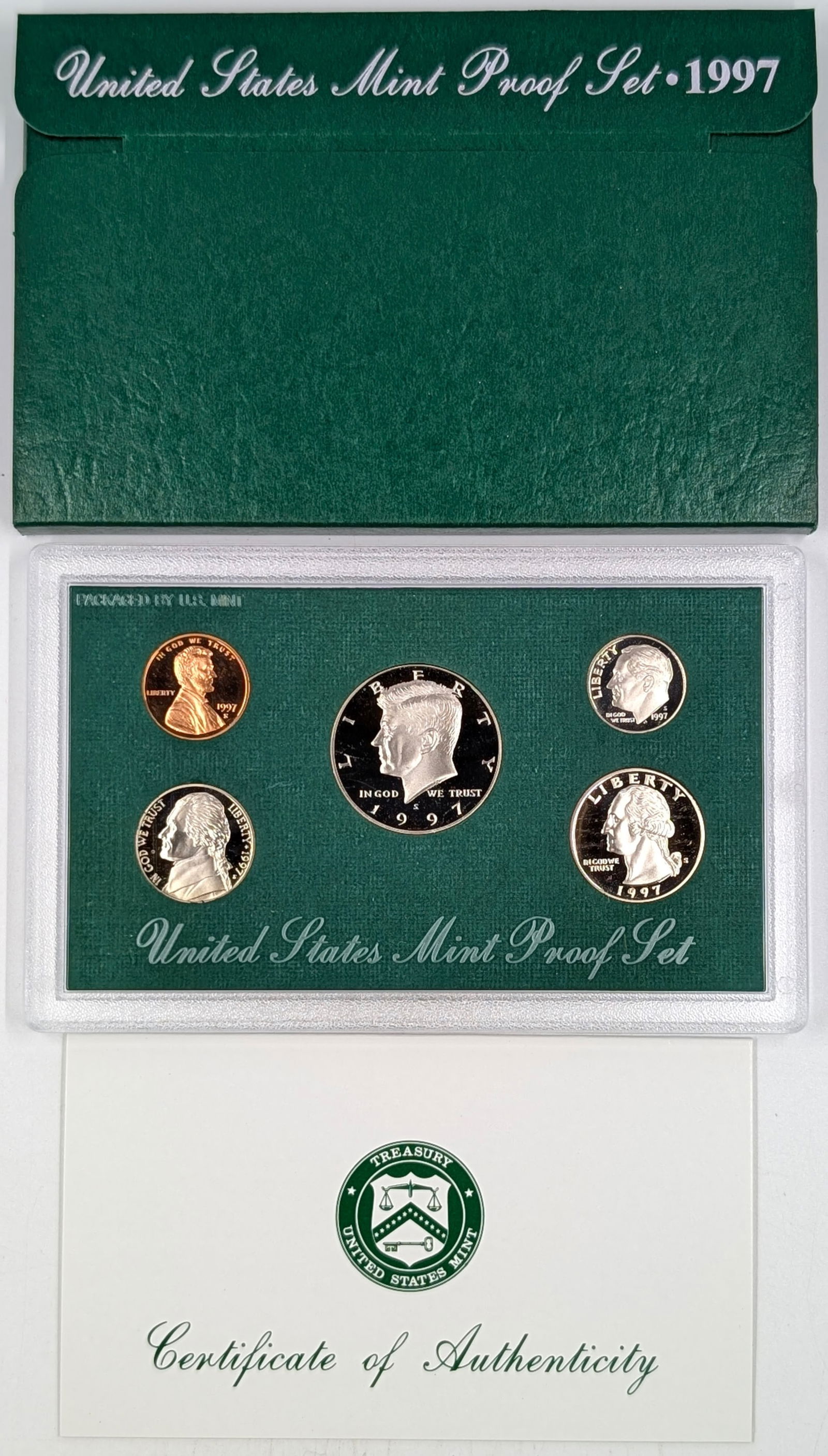 1997 US Mint Proof Set w/ COA (1 of 2)
