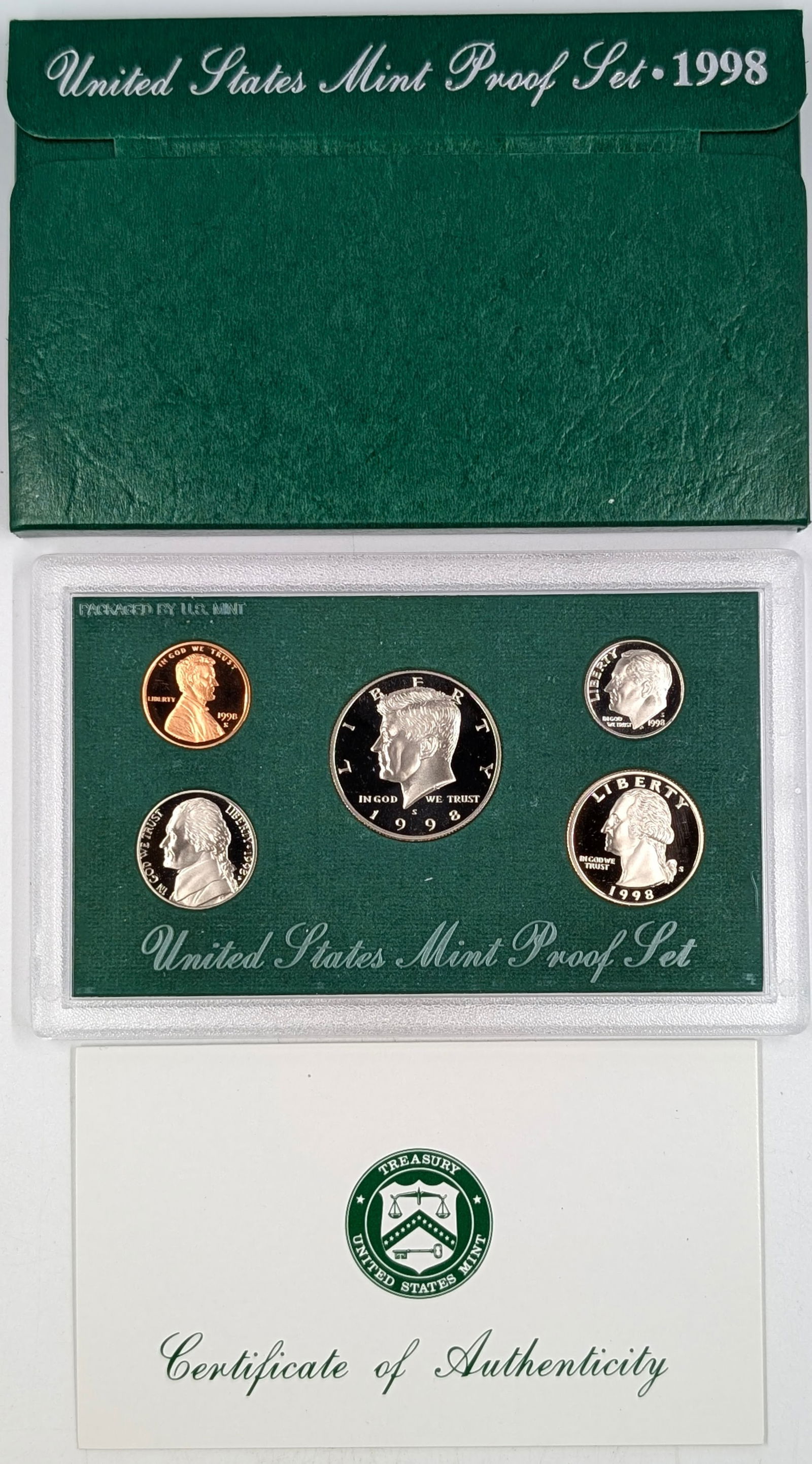 1998 US Mint Proof Set w/ COA (1 of 2)