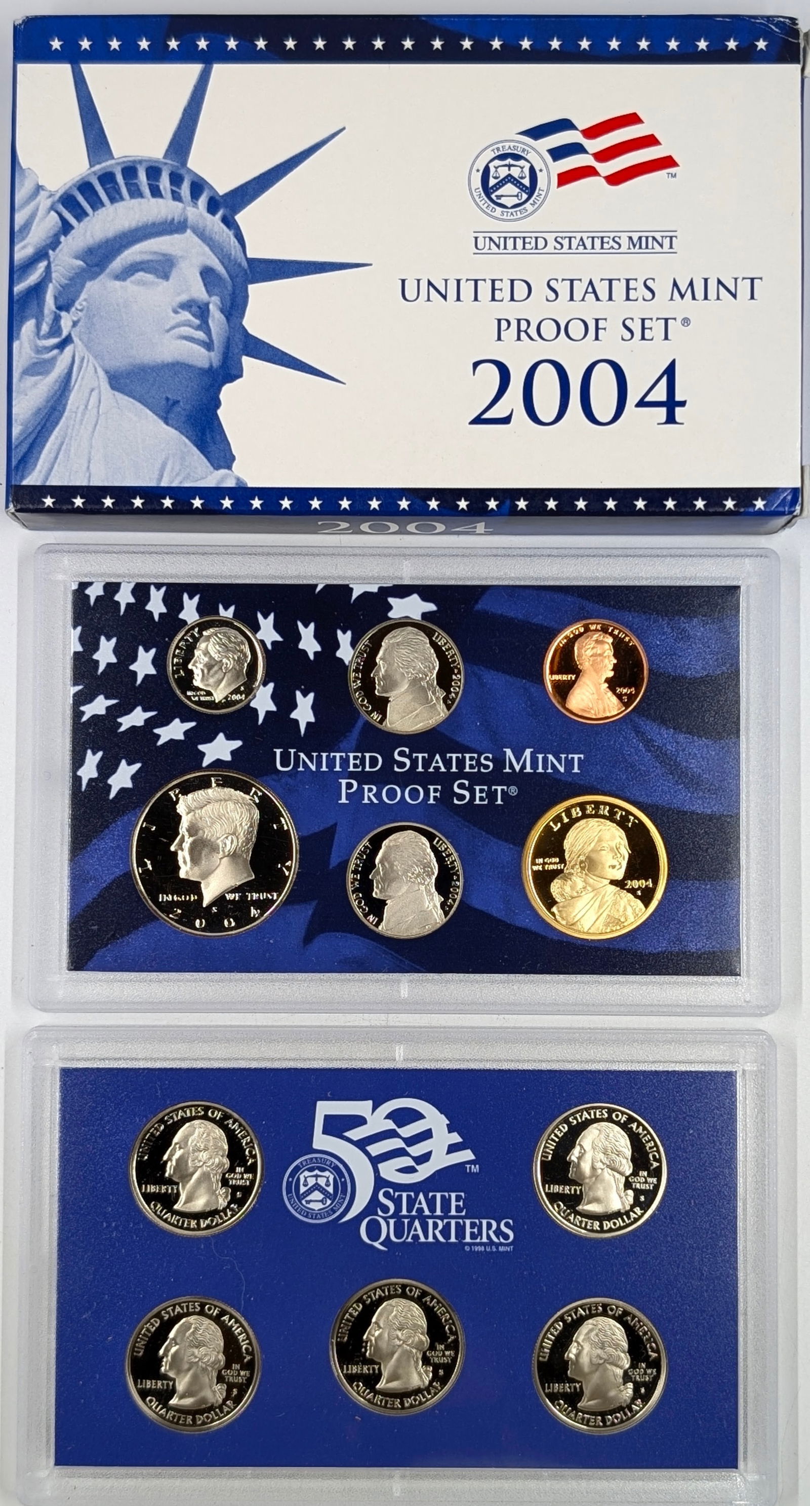 2004 US Mint Proof Set w/ COA (1 of 3)