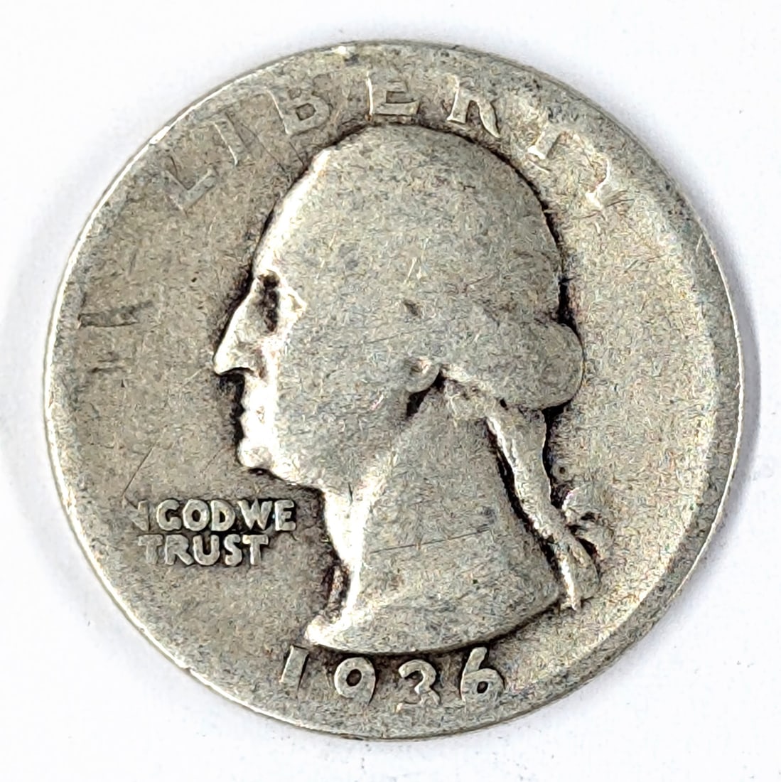 1936 Silver Washington Quarter (1 of 2)