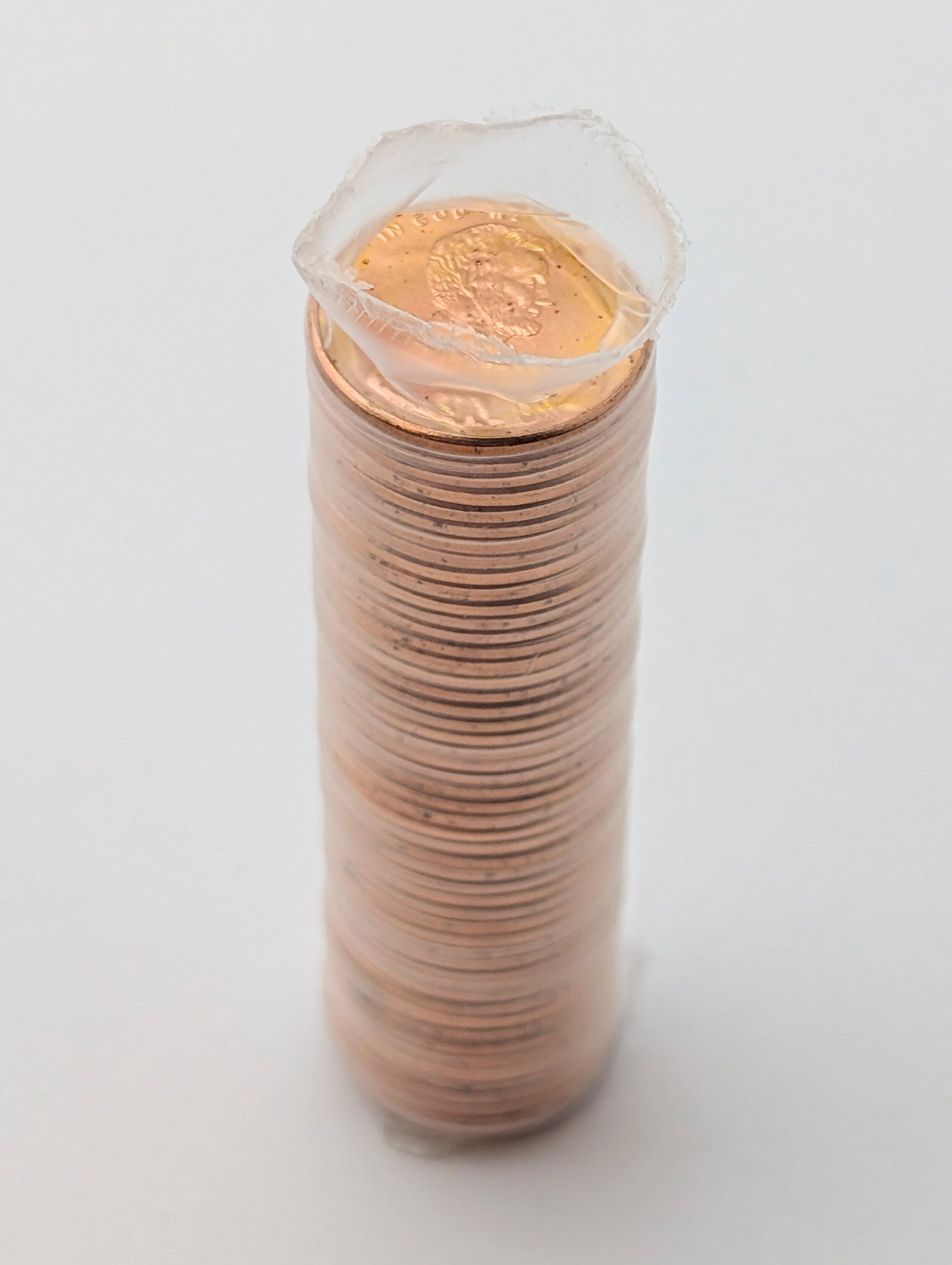 Roll of 50- 2000 Lincoln Cents-Uncirculated: _