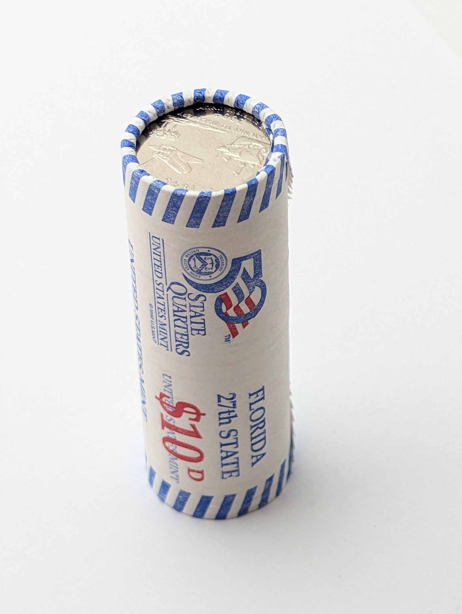 Orignal US Mint Roll of 40 State Quarters-2004-D FL: _